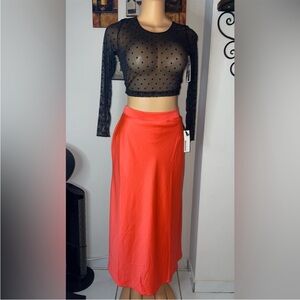 NWT haute monde skirt size L